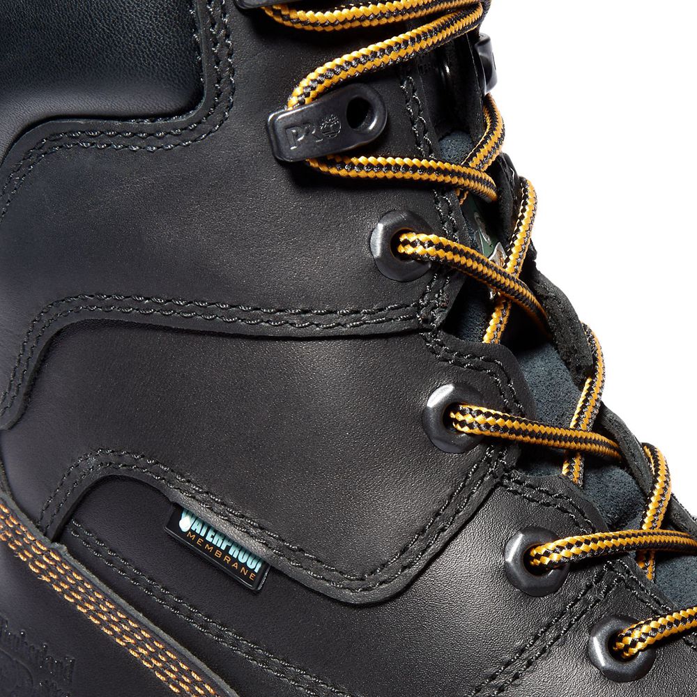 Bocanci De Muncă Timberland Barbati Negrii - Pro® Endurance Hd 8\" Comp Toe - Romania - AXDGEP197